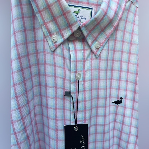 NWT Properly Tied Sportshirt Button Down Blossom Pink Plaid YXL 18 - Picture 2 of 2